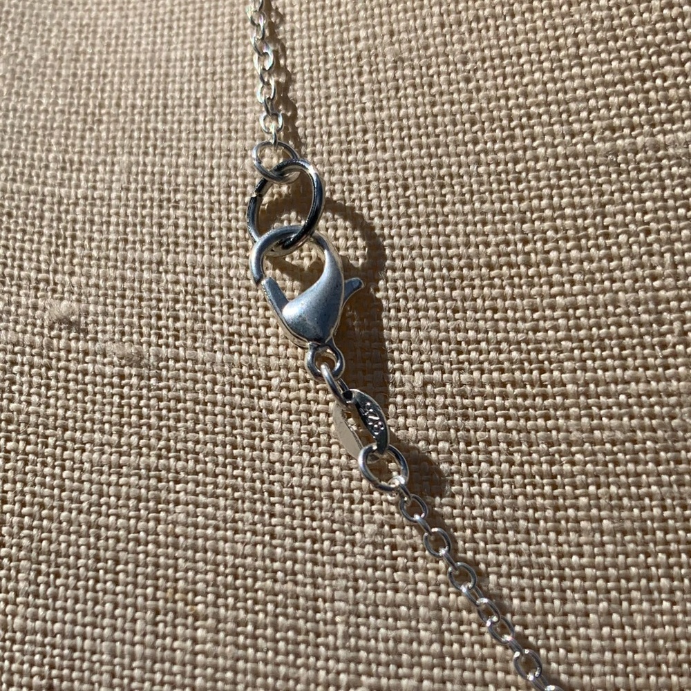 NWT Sterling Silver Plated Chain & Pegasus Horse Alloy Metal Charm Necklace - Picture 6 of 13
